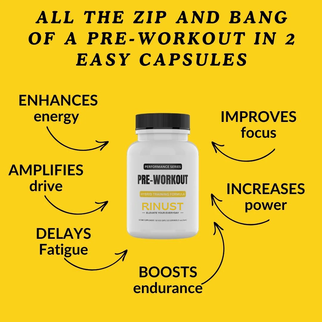 RINUST® Hybrid Pre-Workout Capsules